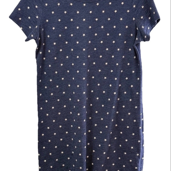 Women's Navy Star Print Top - Picture 2 of 4
